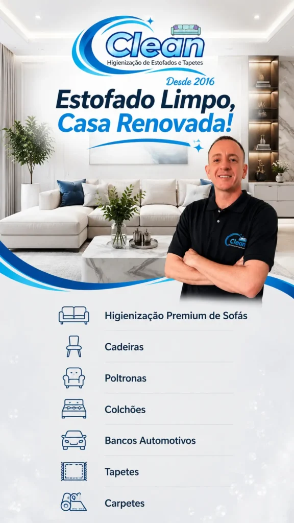 Higienização de estofados em Porto Alegre