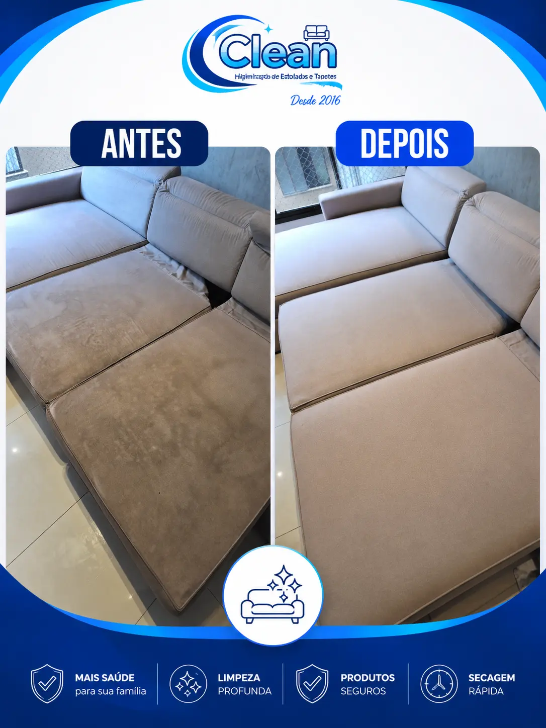 Higienização de estofados