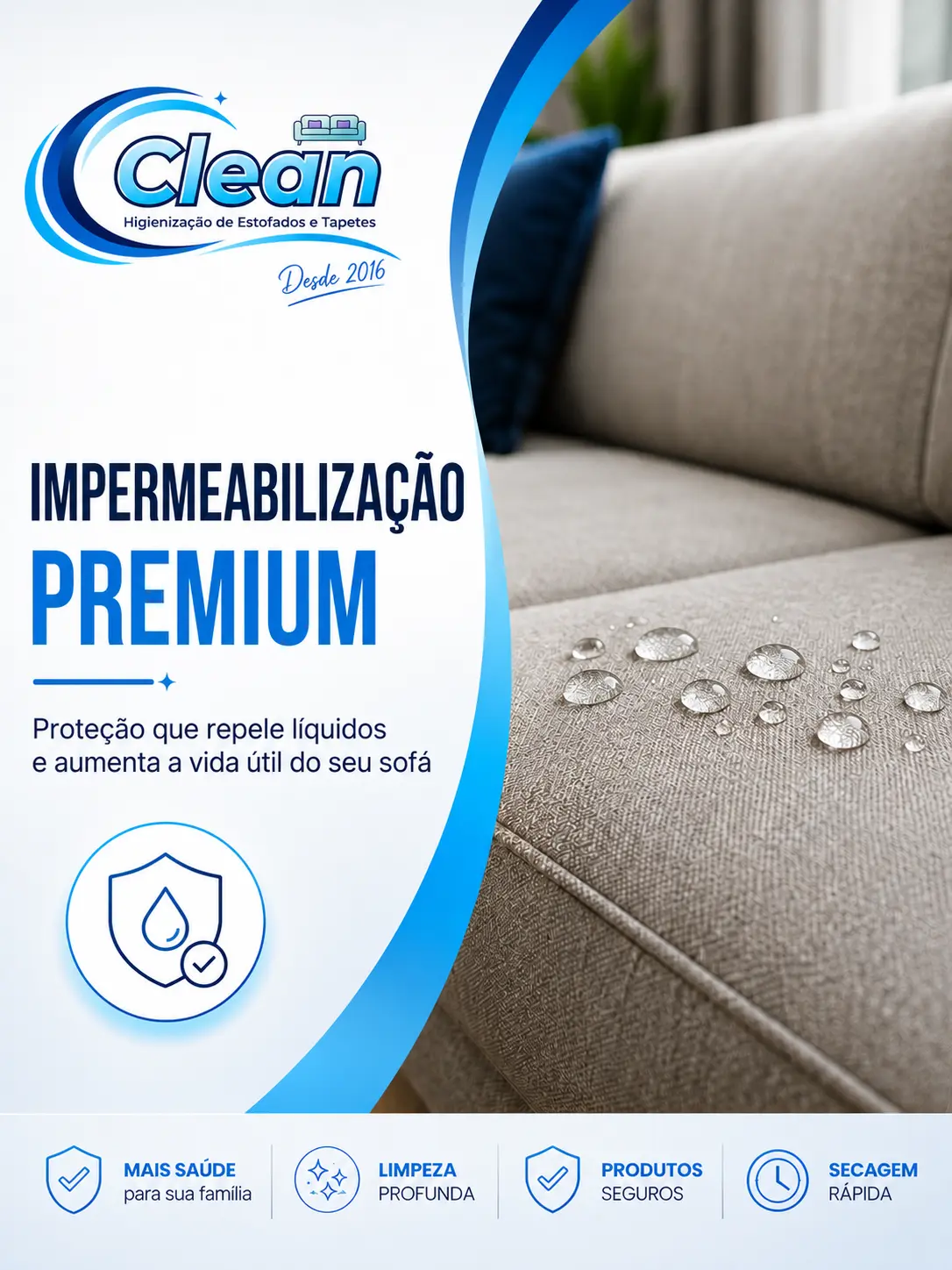 Impermeabilização de sofá